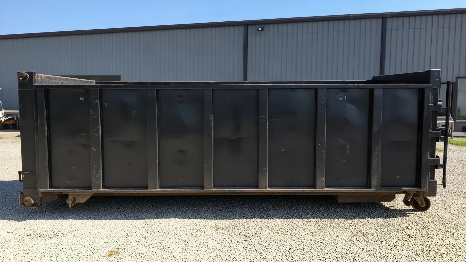 Roll-off dumpster from Hendricks Dumpster Rentals in Cincinnati, OH